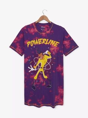 Disney x Her Universe Powerline Graphic Tee Dress - Purple & Yellow